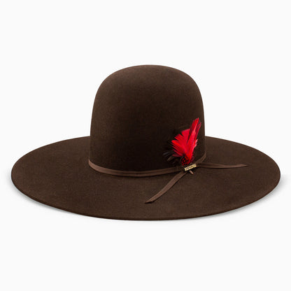 Resistol 7X Chute 5 Chocolate Open Crown 6" Felt Hat