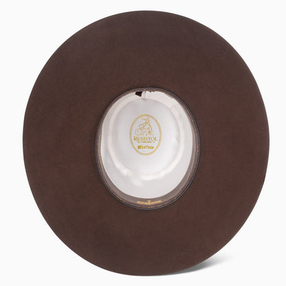 Resistol 7X Chute 5 Chocolate Open Crown 6" Felt Hat