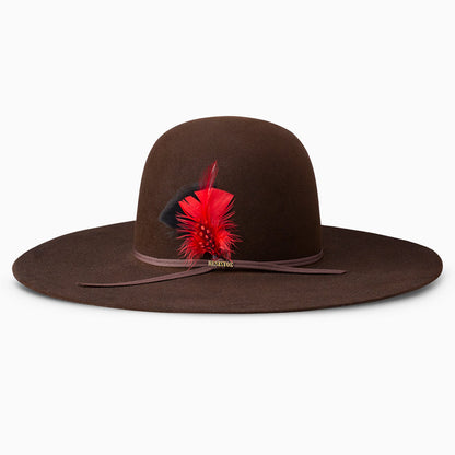 Resistol 7X Chute 5 Chocolate Open Crown 6" Felt Hat
