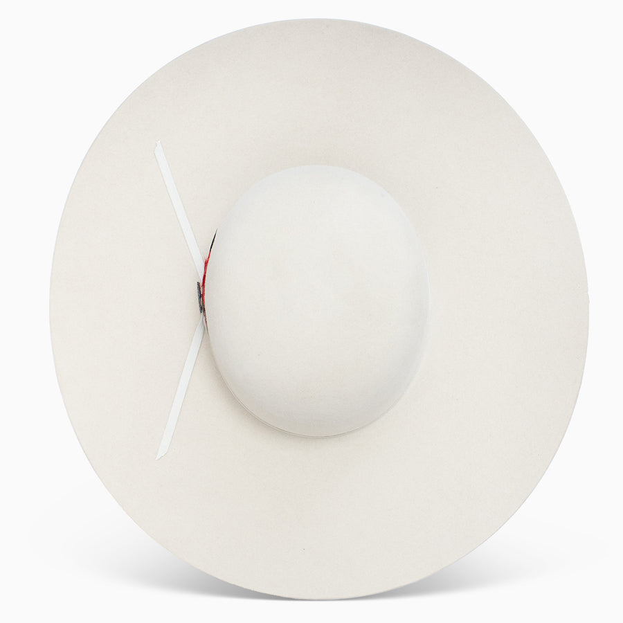 Resistol 7X Chute 5 Silverbelly Open Crown 6" Felt Hat