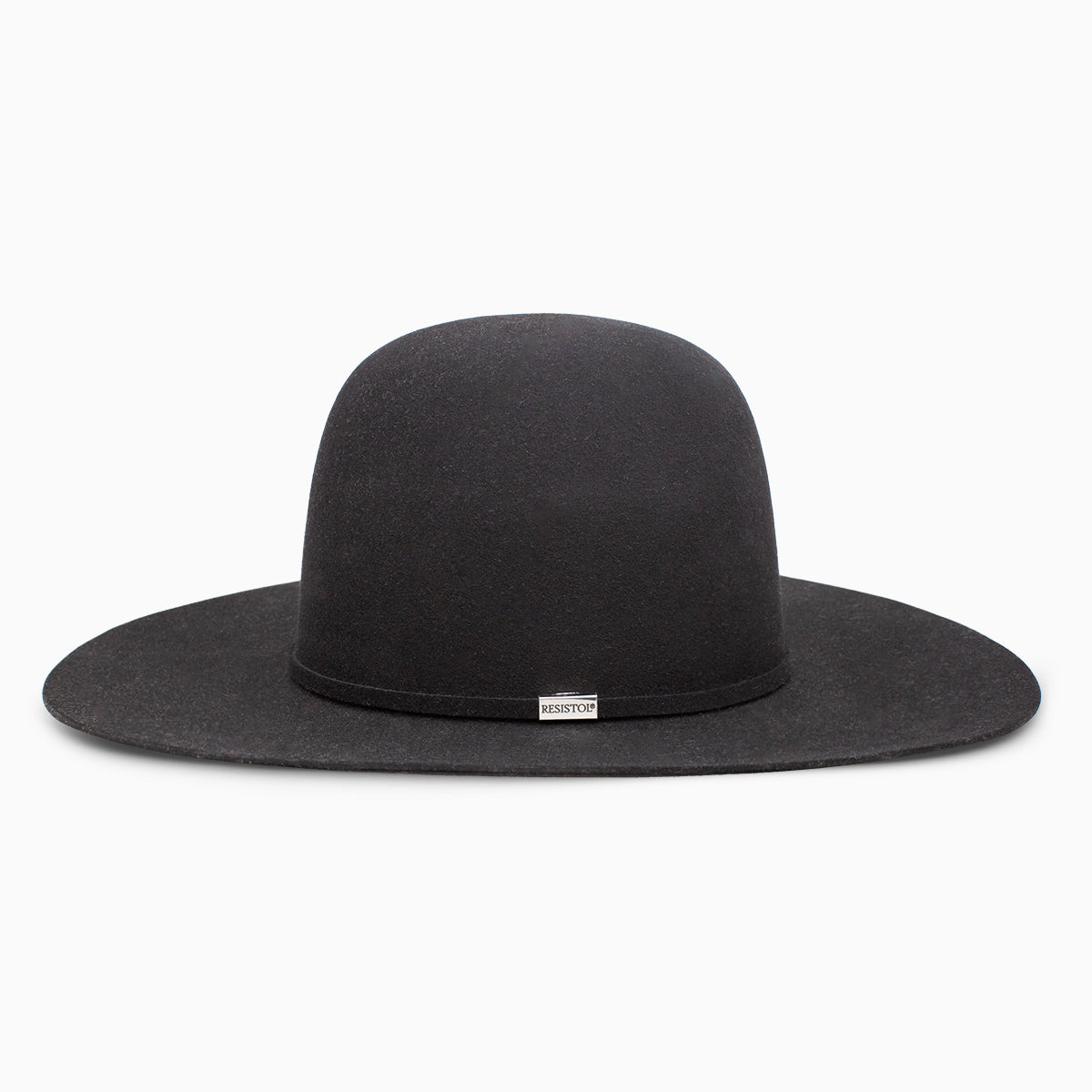 Resistol Five Star Black Felt 6" Open Crown Felt Hat