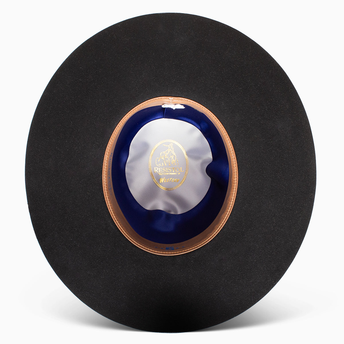 Resistol Five Star Black Felt 6" Open Crown Felt Hat