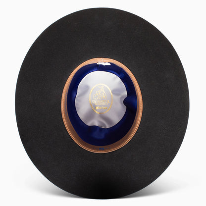 Resistol Five Star Black Felt 6" Open Crown Felt Hat