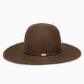 Resistol Five Star Chocolate Felt 6" Open Crown Felt Hat
