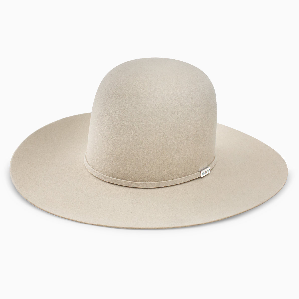 Resistol Five Star Silverbelly Felt 6" Open Crown Felt Hat