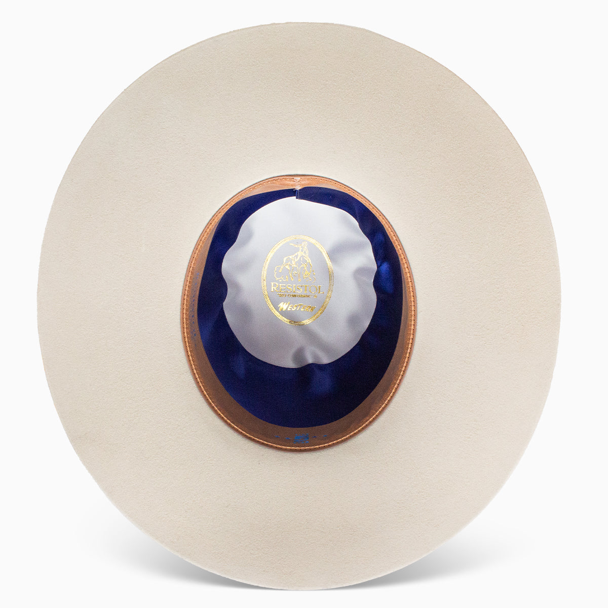Resistol Five Star Silverbelly Felt 6" Open Crown Felt Hat