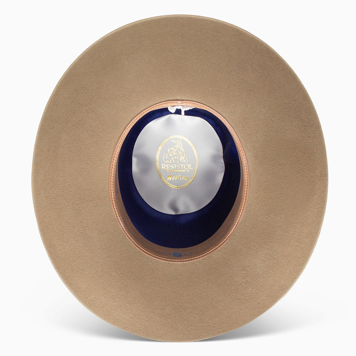 Resistol Five Star Sahara Felt 6" Open Crown Felt Hat