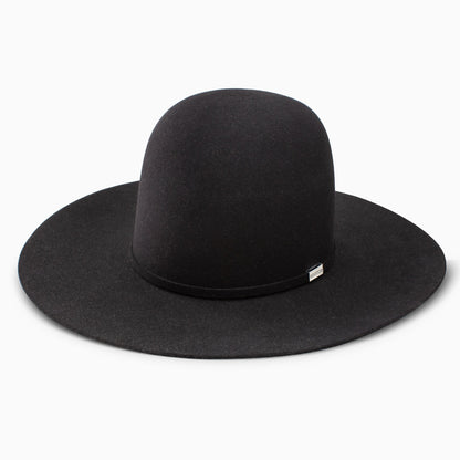Resistol Five Star Black Felt 6" Open Crown Felt Hat