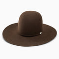 Resistol Five Star Chocolate Felt 6" Open Crown Felt Hat