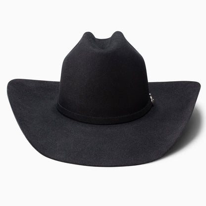 Resistol Midnight 6X Black Felt Hat 4 1/4" Brim 6" RB Crown
