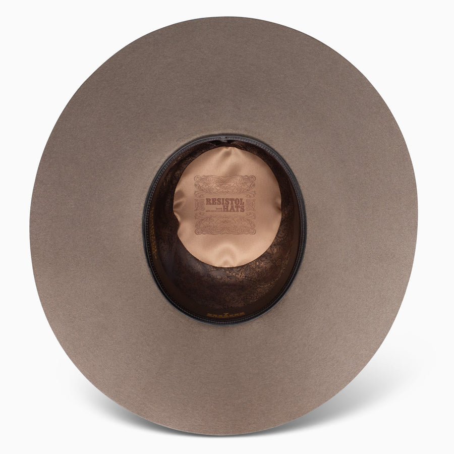 Resistol 7X Showdown Stone 6" Open Crown Felt Hat
