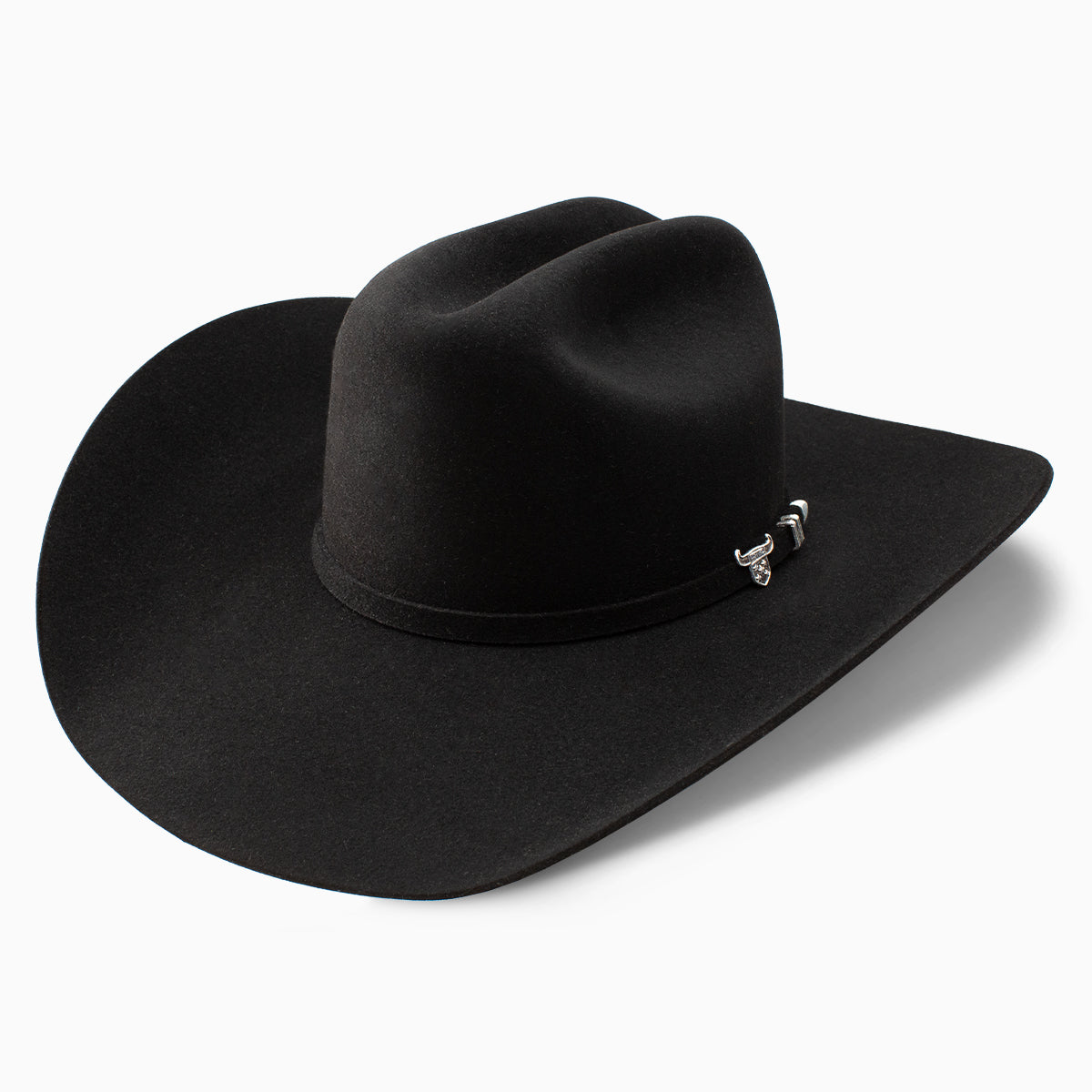 Resistol USTRC 6x Black Felt Hat 6" RB Crown