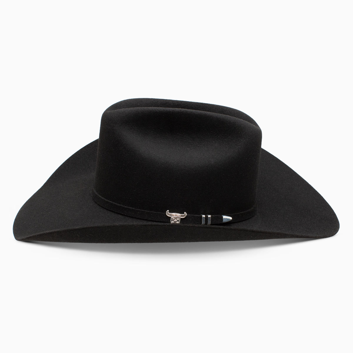 Resistol USTRC 6x Black Felt Hat 6" RB Crown