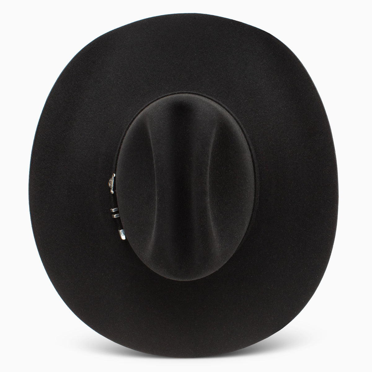 Resistol USTRC 6x Black Felt Hat 6" RB Crown