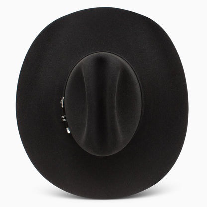 Resistol USTRC 6x Black Felt Hat 6" RB Crown