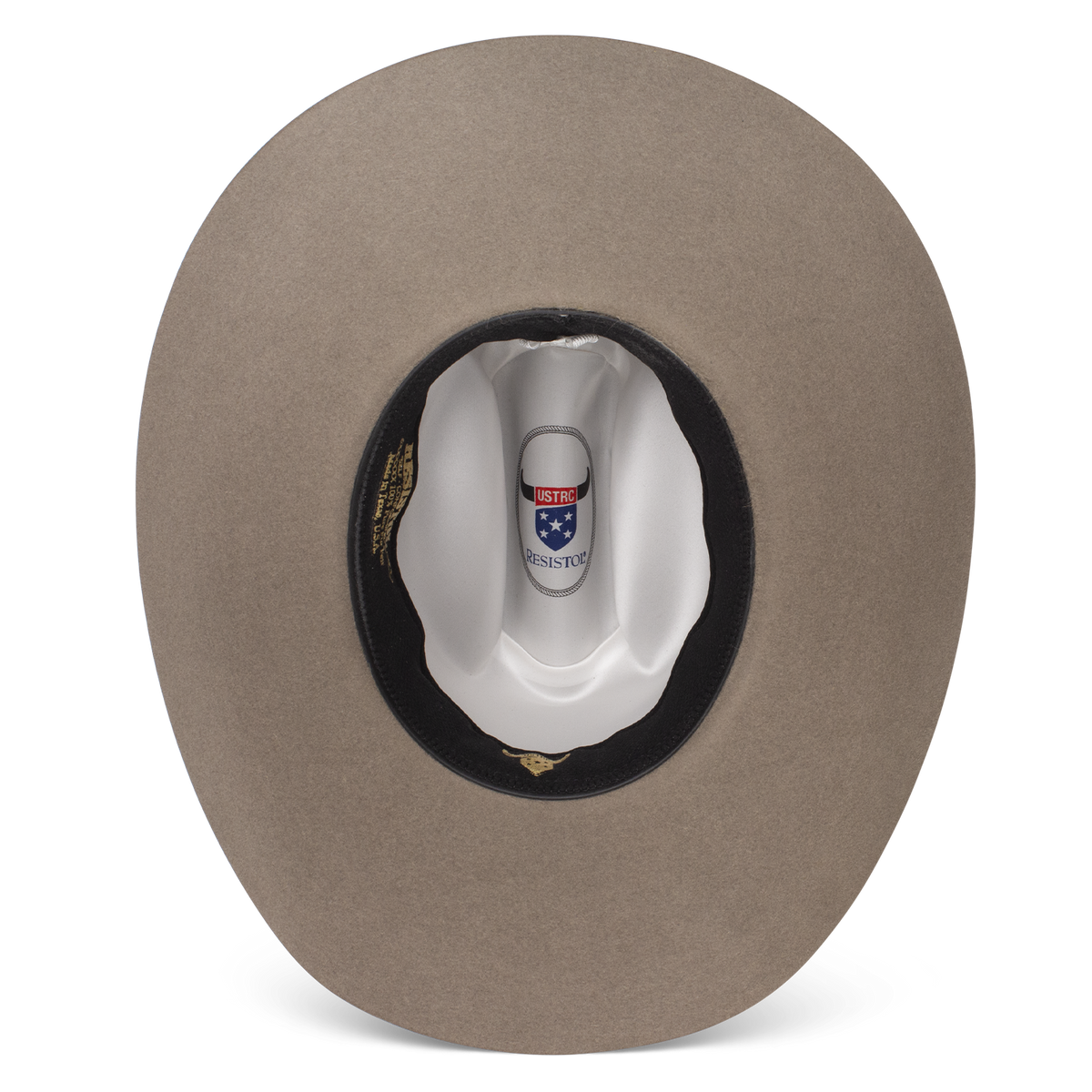 Resistol USTRC 6x Stone Felt Hat 6" RB Crown