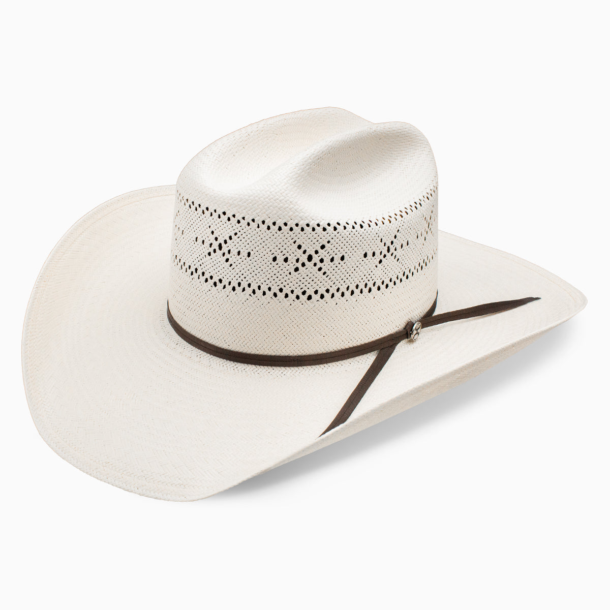 20x Hooey by Resistol Barbed Wire 4 1/4" Brim Straw Hat Creased Crown