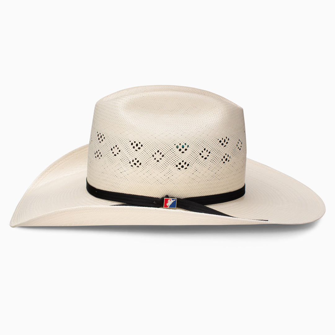 Resistol 20X Cody 4 1/4" Brim Straw RB Creased Crown