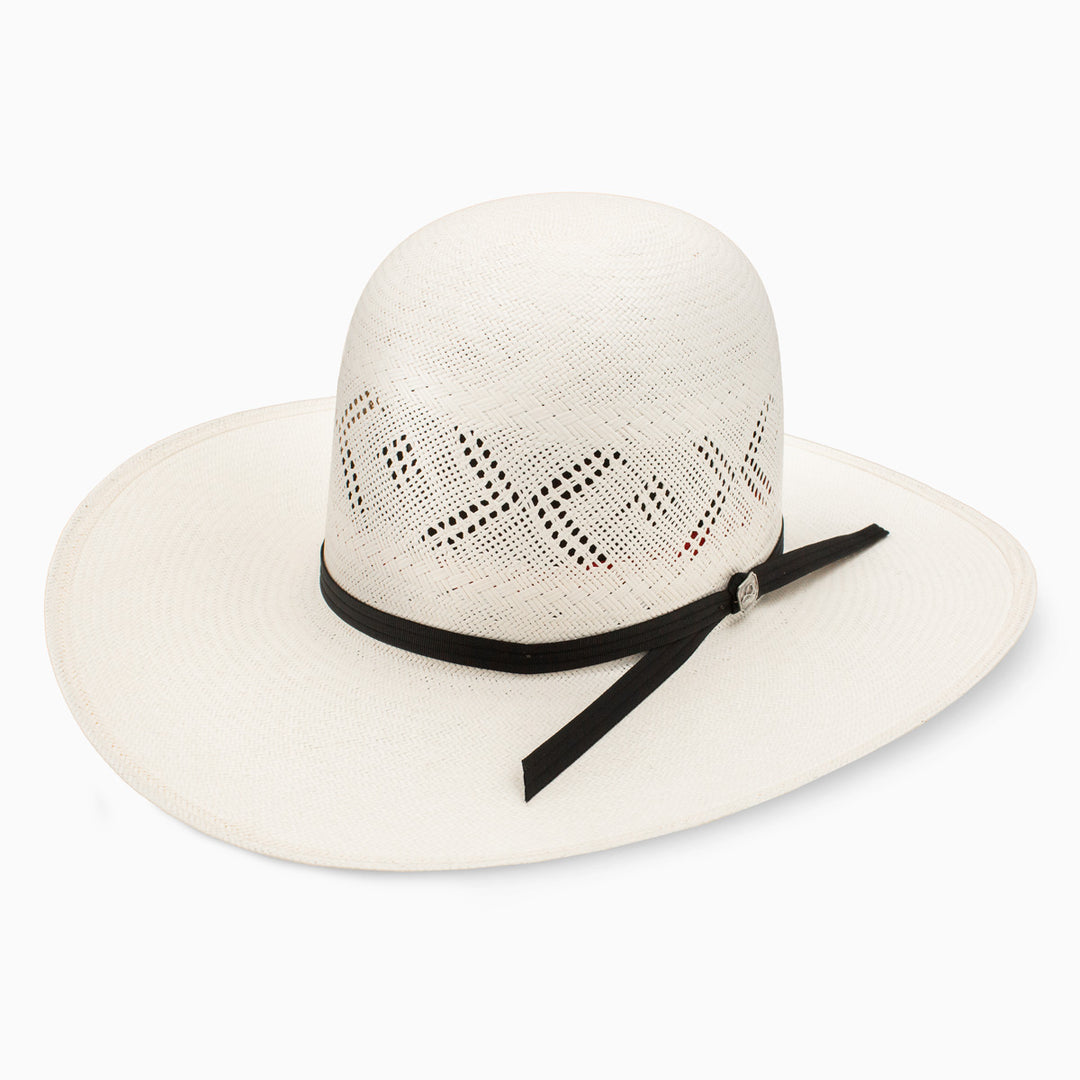 Resistol 20X Reins Straw Hat Open Crown