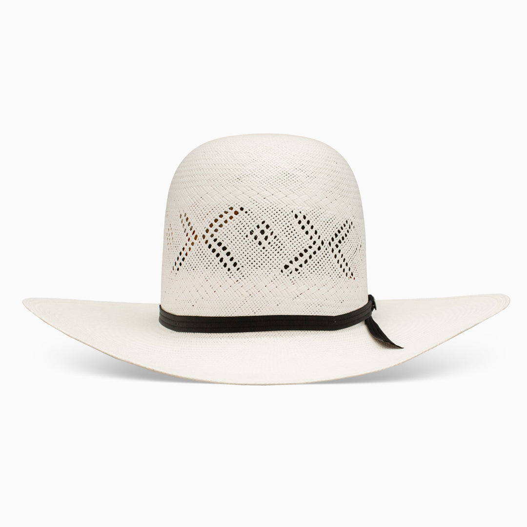 Resistol 20X Reins Straw Hat Open Crown