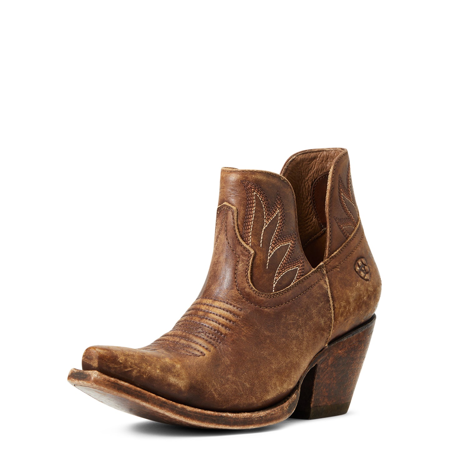 Women's Hazel Western Boot Naturally Distressed Brown