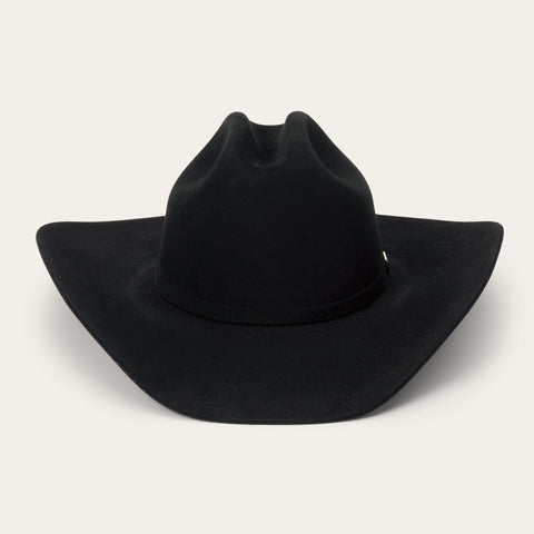Stetson El Presidente 100X Golden Eagle Black Felt 4 1/4"
