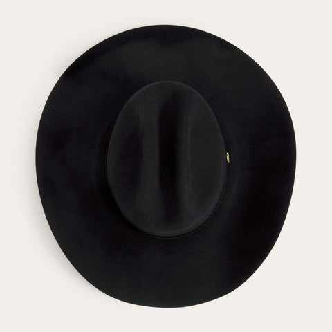 Stetson El Presidente 100X Golden Eagle Black Felt 4 1/4"
