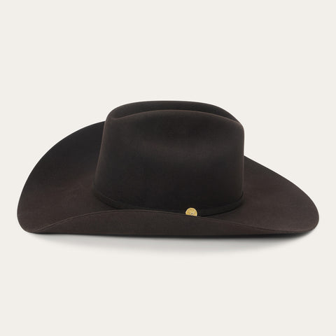 Stetson El Presidente 100X Golden Eagle Chocolate Felt 4 1/4"
