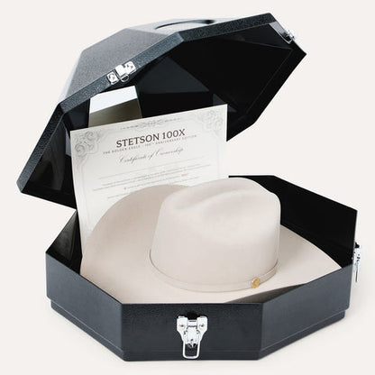 Stetson El Presidente 100X Golden Eagle Silverbelly Felt 4 1/4"