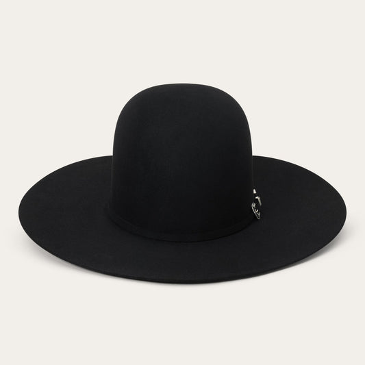 Stetson Skyline 6X Black Felt Hat 6" Open Crown