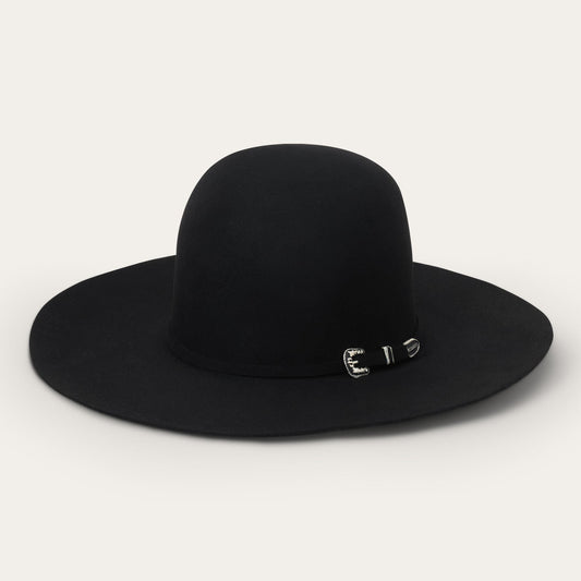 Stetson Skyline 6X Black Felt Hat 6" Open Crown