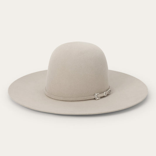 Stetson Skyline 6X Silverbelly Felt Hat 6" Open Crown