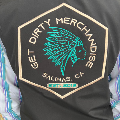 Chaleco Get Dirty Merchandise X Arctic Hatters RG/Verde azulado
