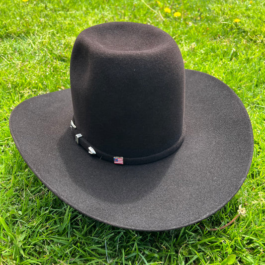 American Hat Co. - 20X Black Felt Cowboy Hat 7 1/4