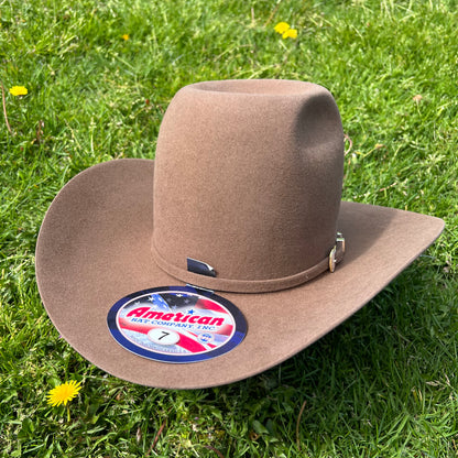 American Hat 10X Sombrero de fieltro toscano Corona de 7" de alto