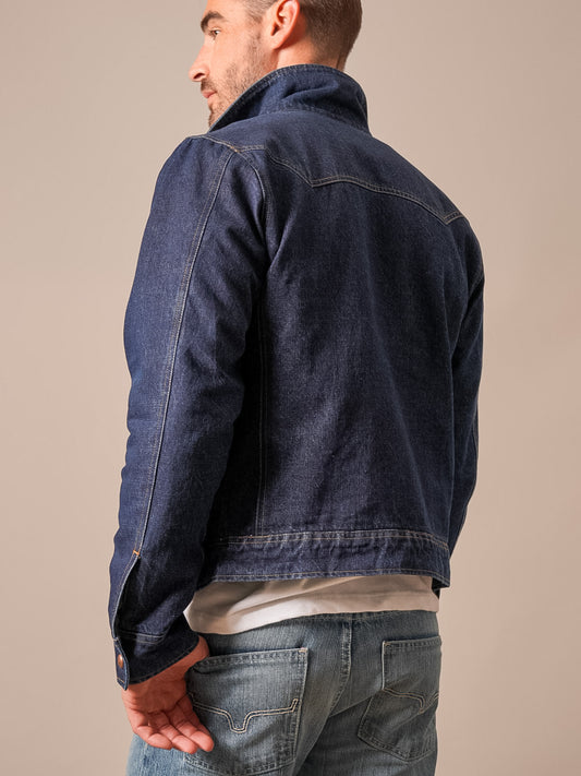 Men Zach Top El Ranchero Denim Jacket Indigo