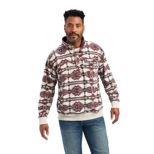 Ariat Cashmere Southwest Printed Overdyed Washed Sweater