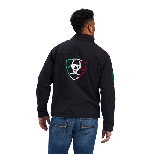 Nueva chaqueta Team Softshell Brand MEX BLACK