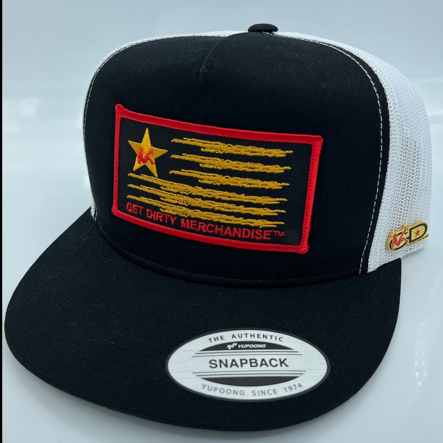 Get Dirty Merchandise BLK W&F Blk/Wht Trucker Hat