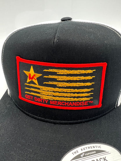 Get Dirty Merchandise BLK W&F Blk/Wht Trucker Hat
