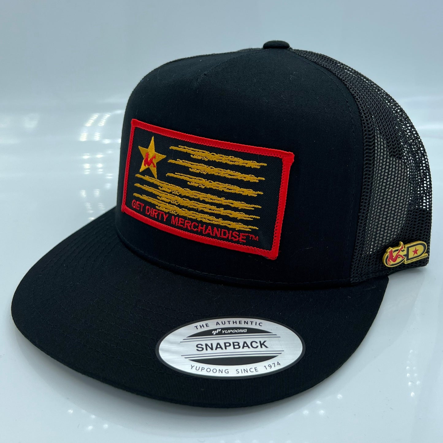 Get Dirty Merchandise BLK W&F Blk/Blk Trucker Hat