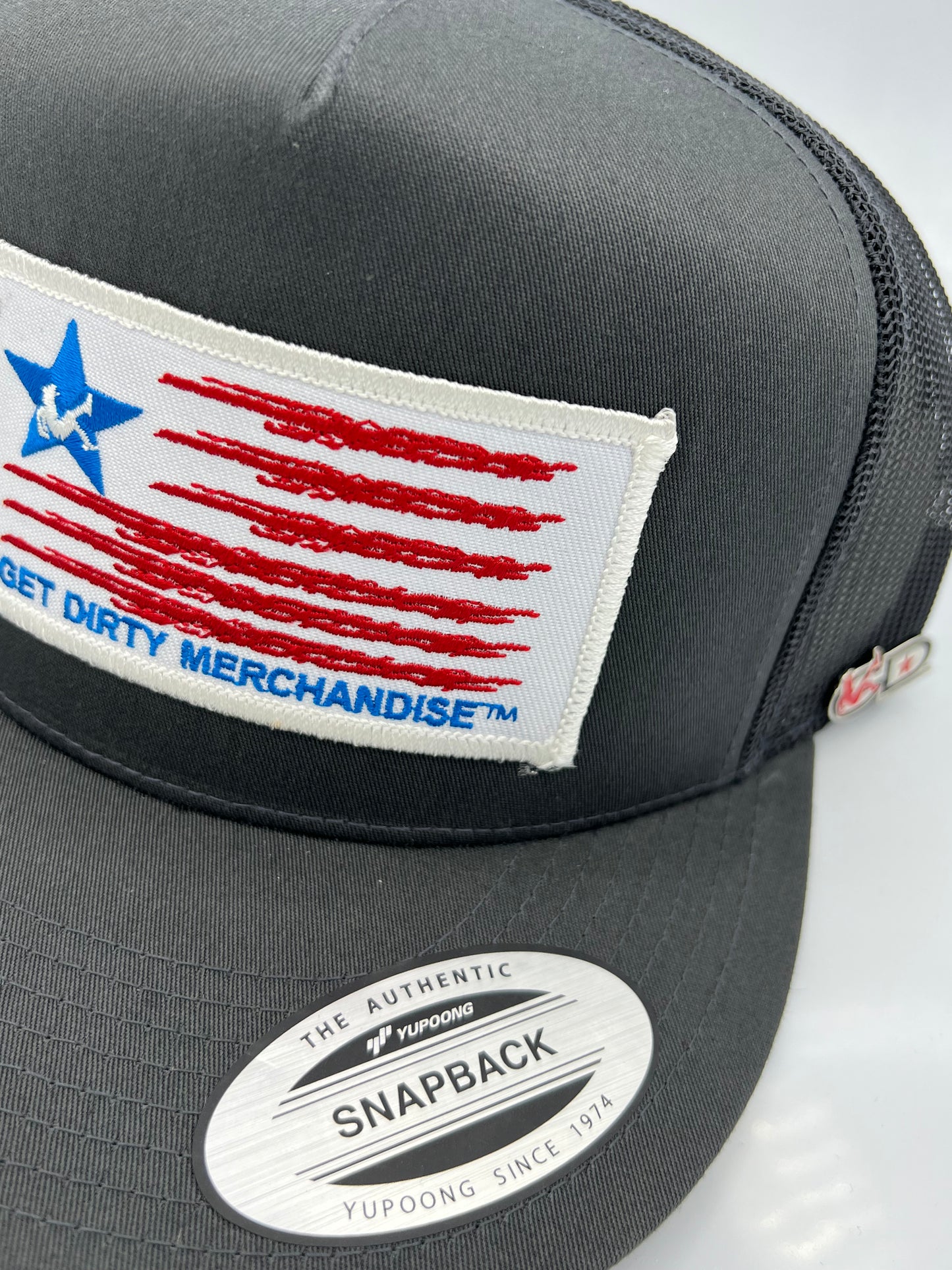 Get Dirty Merchandise RWB W&F Chr/Chr Trucker Hat