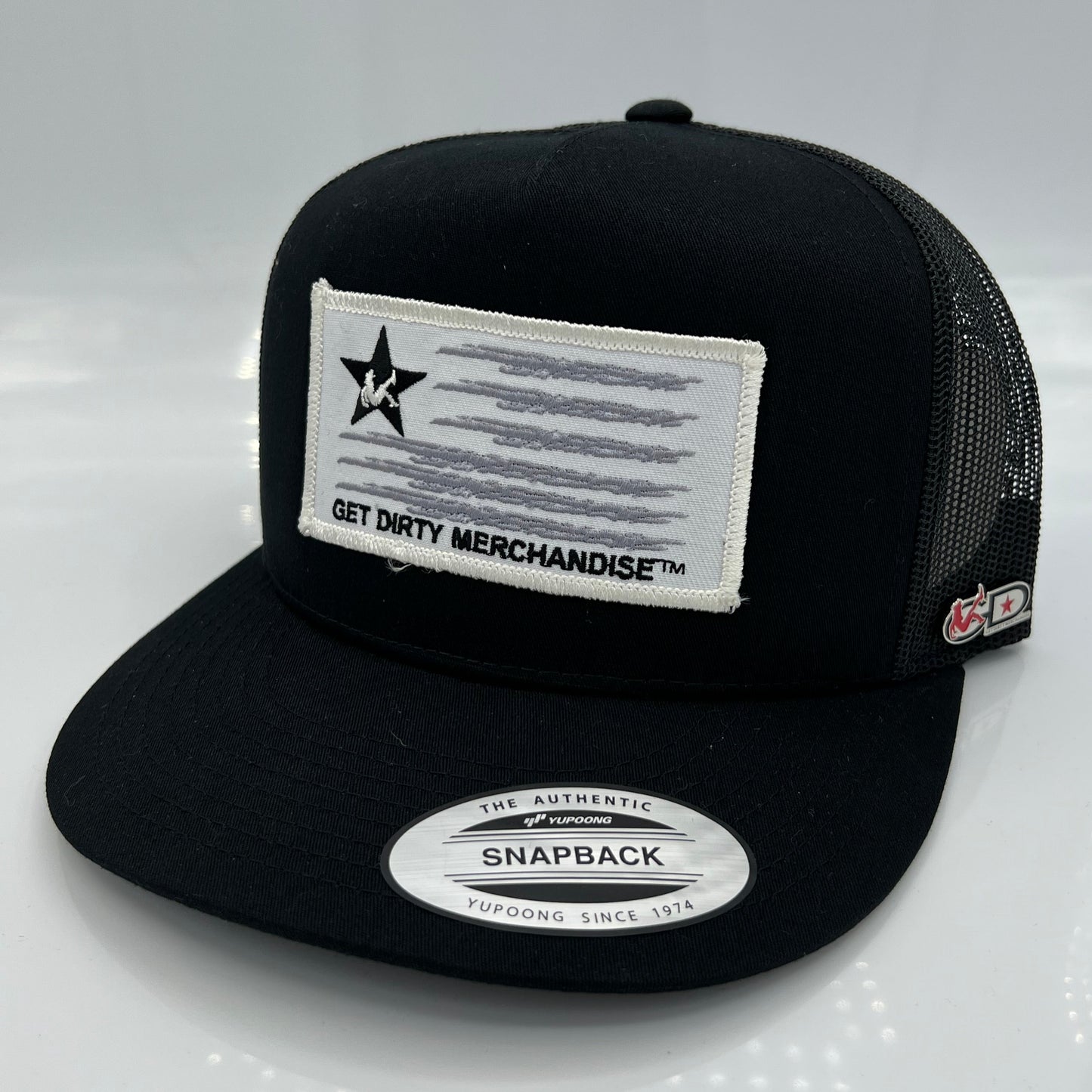 Get Dirty Merchandise Gray W&F Blk/Blk Trucker Hat