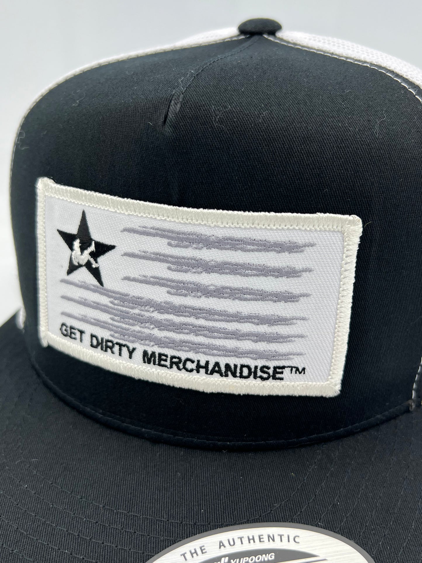 Get Dirty Merchandise Gray W&F Blk/Wht Trucker Hat