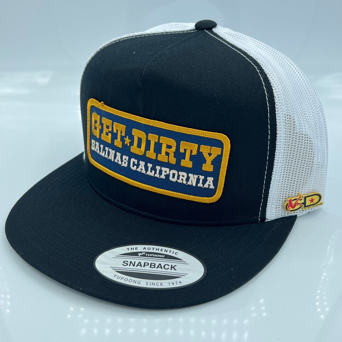 Get Dirty Merchandise BLU Arabella Blk/Wht Trucker Hat