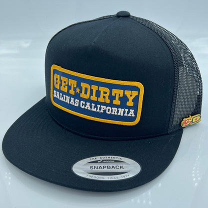 Get Dirty Merchandise BLU Arabella Blk/Blk Trucker Hat