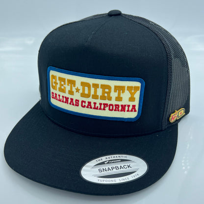 Get Dirty Merchandise IVORY Arabella Blk/Blk Trucker Hat
