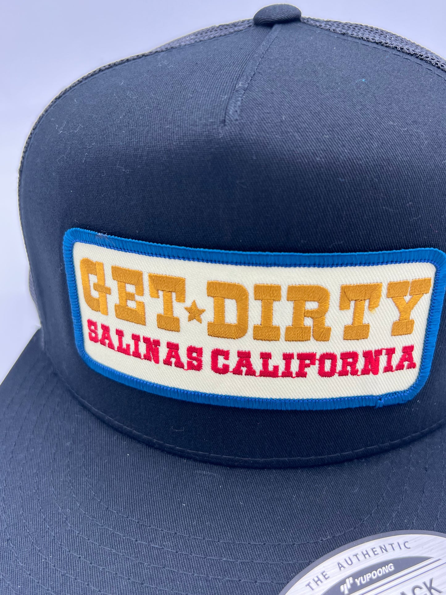 Get Dirty Merchandise IVORY Arabella Blk/Blk Trucker Hat