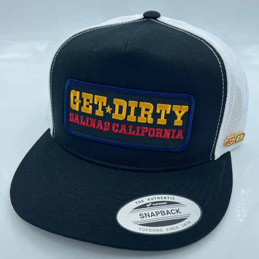 Get Dirty Merchandise BLK Arabella Blk/Wht Trucker Hat