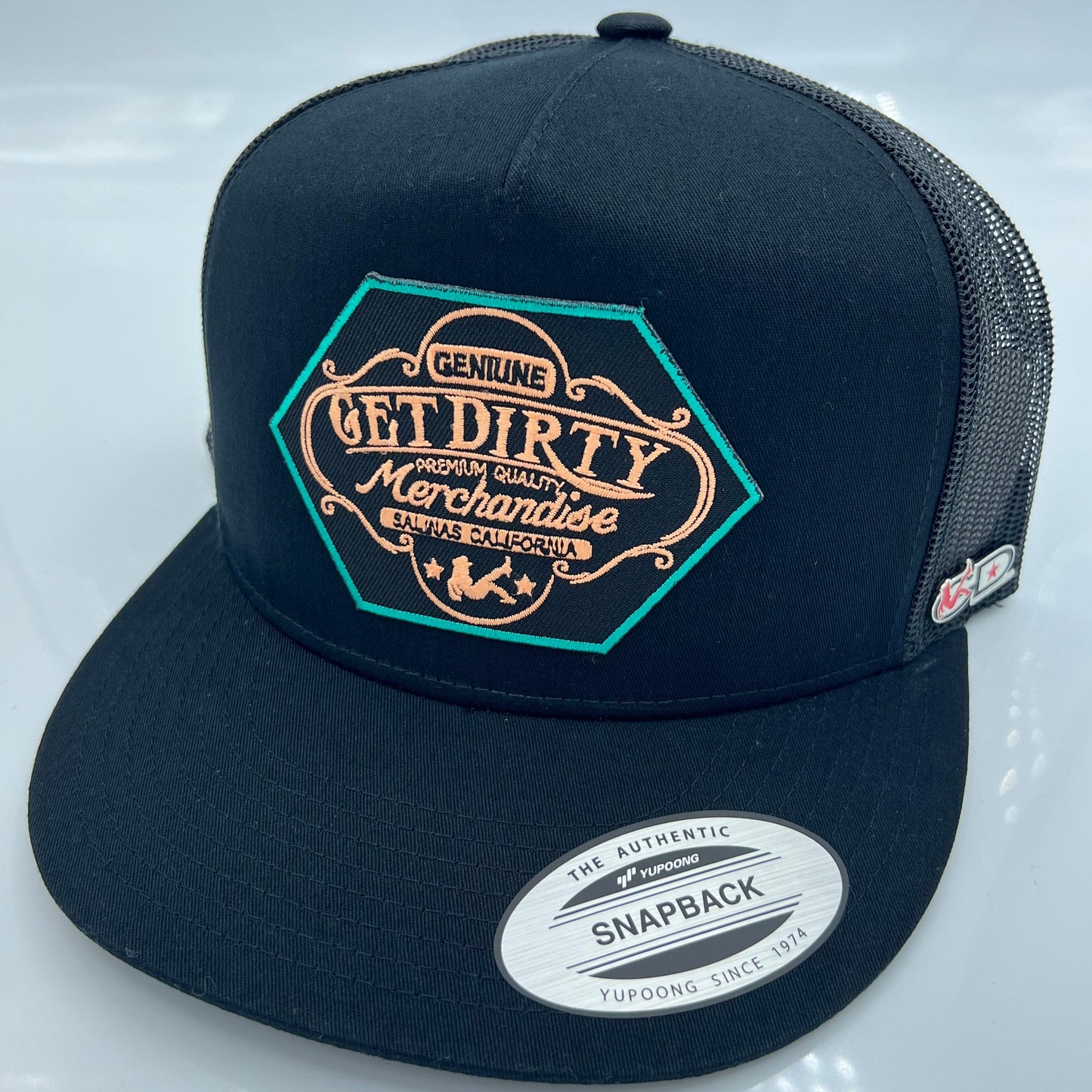 Get Dirty Merchandise BLK Balaclava Blk/Blk Trucker Hat